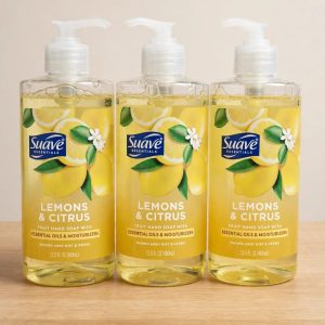 Suave Antibacterial Hand Wash Soap, Fresh Citrus, Kills 99.9% of Bacteria, 12 FL OZ Pump.