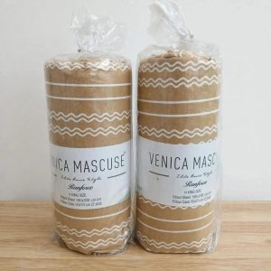 Venica Mascuse Ranforce 3pcs King Sheet Set- brown waves.
