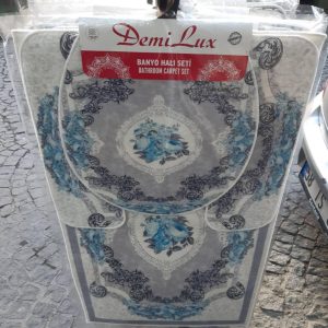 Demi Lux 3 pieces Bath Mat set. Very soft and absorbent   Made in Turkey