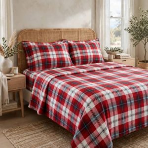 Performance Holiday King Cotton Sateen Sheet Set - Threshold.