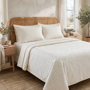 Room Essentials King Cotton Blend Sateen Sheet Set - Room Essentials..