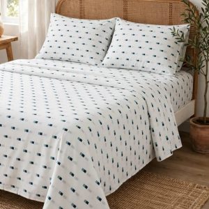 Threshold Queen Printed Performance 400 Thread Count Sheet Set.