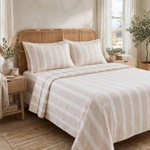 Room Essentials King Cotton Blend Sateen Sheet Set - Room Essentials..