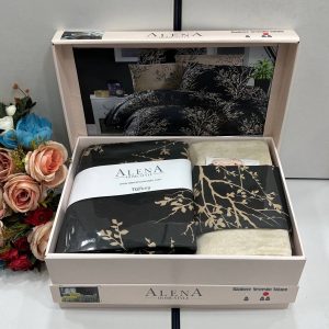 Alena Home 4pcs cotton Duvet cover set, Queen