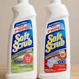 Soft Scrub Antibacterial Cleaner with Bleach Surface Cleanser, Commercial, 36 Ounce.